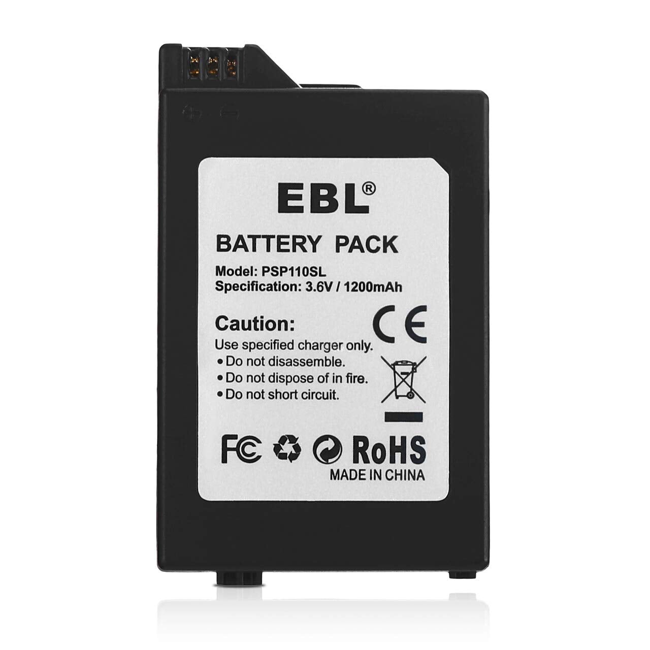 3.6V Lithium Ion Rechargeable Battery Pack 1200Mah(Real Capacity) Replacement Battery Compatible with Sony PSP 2000/3000 PSP-S110 Console