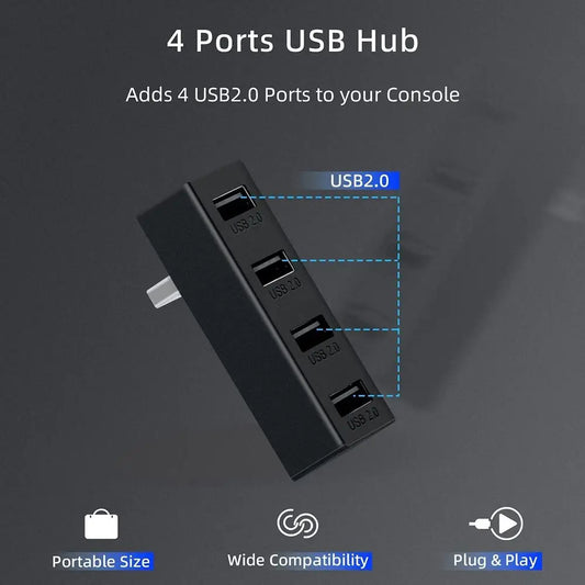 Xbox 4-Port USB Hub - High Speed Expander for Series X/S