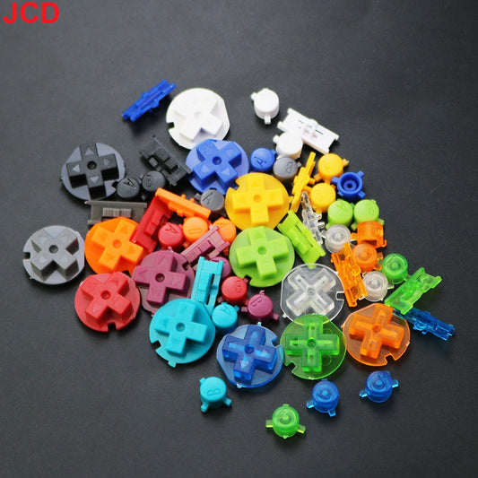 Game Boy Color Button Replacement Kit - DIY Color Shell Buttons for GBC