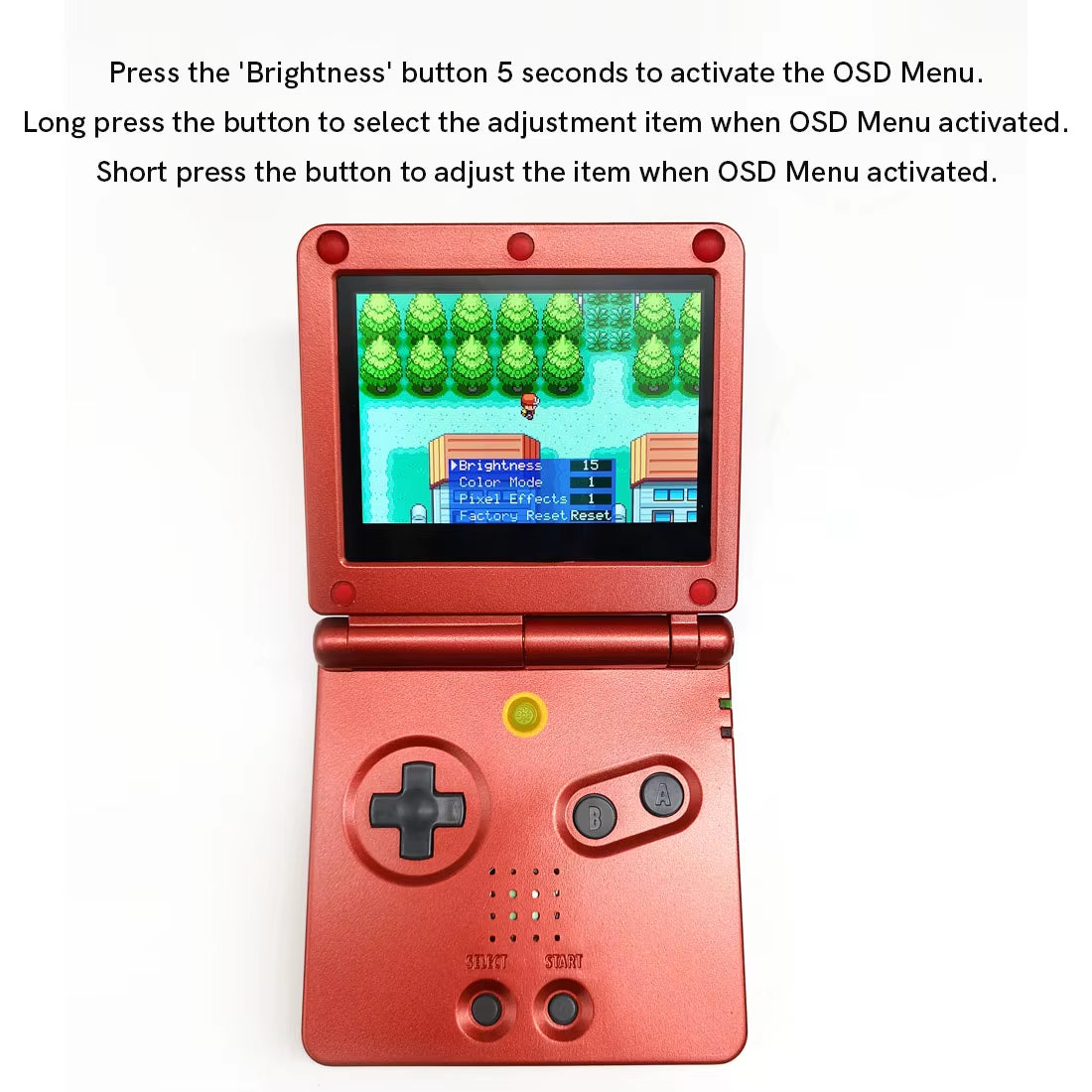 V5 Laminated GBA IPS Backlight LCD Screen Kits with Shell for Gameboy Advance SP Console NO NEED CUT Easy to Install