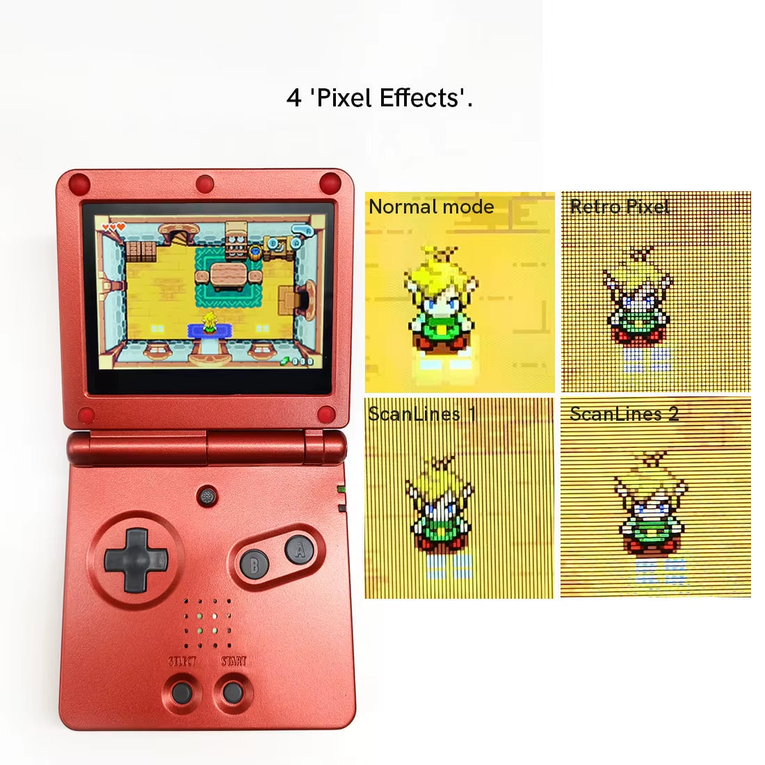 V5 Laminated GBA IPS Backlight LCD Screen Kits with Shell for Gameboy Advance SP Console NO NEED CUT Easy to Install