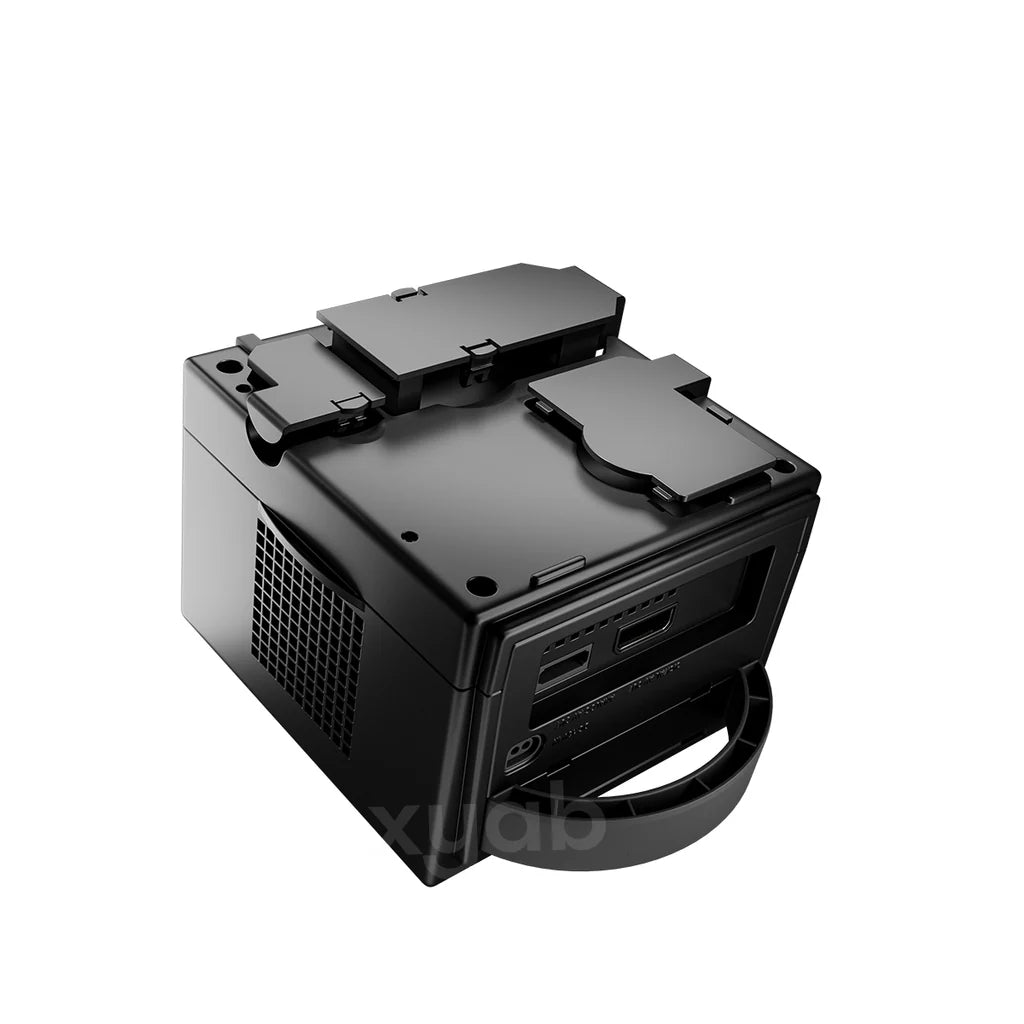 Gamecube Replacement Port Covers (Black)