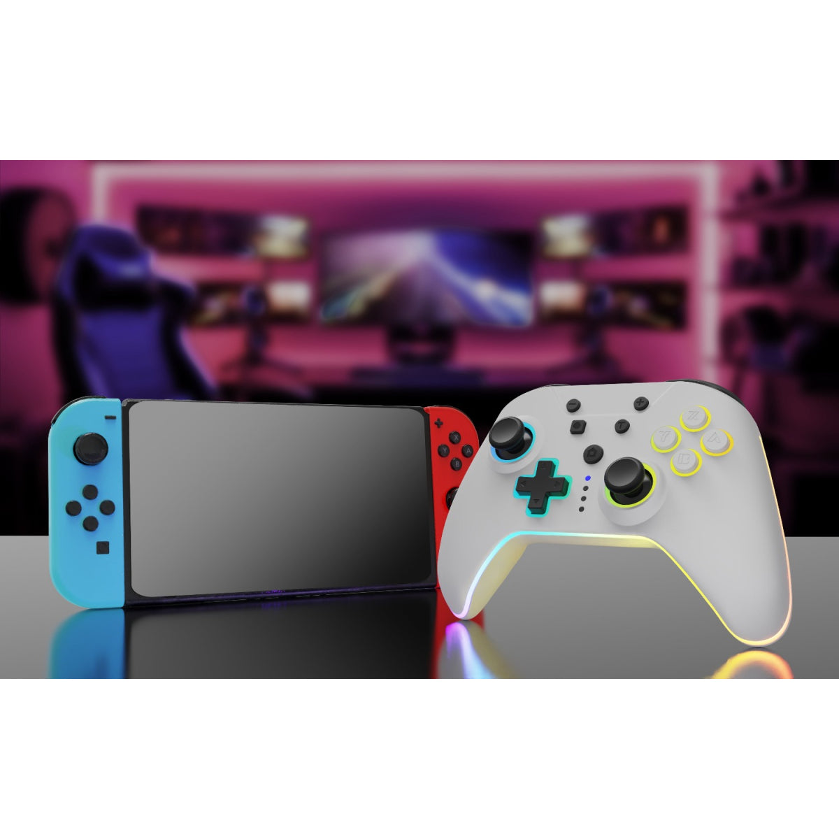 Wireless Hall Effect Controller White for Nintendo Switch / Switch 2