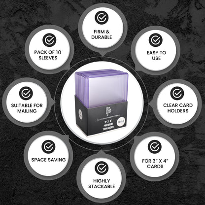 Platinum Protectors Premium Toploaders for Trading Cards - 180 pt