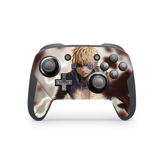 Cybernetic Warrior Nintendo Switch Pro Controller Skin
