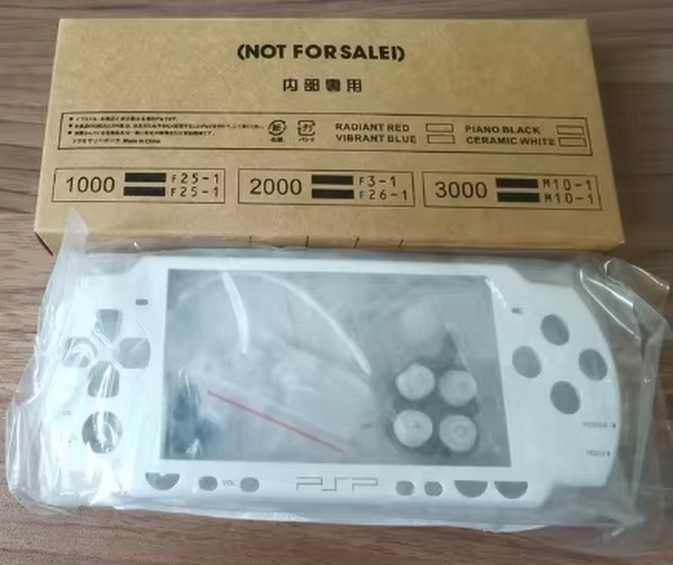 Crystal Colors for PSP2000 PSP 2000 2006 Game Console Shell Replacement Full Housing Cover Case with Button Kit