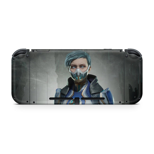 Cryo Specter Nintendo Switch OLED Skin