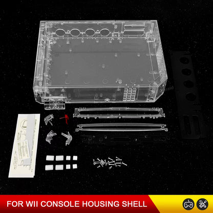 9 Colors with Retail Packing Cover Full Set Housing Shell Replacement Parts for Wii Game Console Repair Case with Buttons