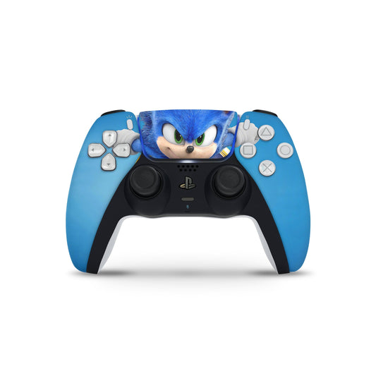 Blue Speedster PS5 Controller Skin