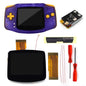 Drop in GBA IPS V5 LCD Screen Shell Kits W/1800Mah Rechargeable Built-In Lithium Battery for Gameboy Advance