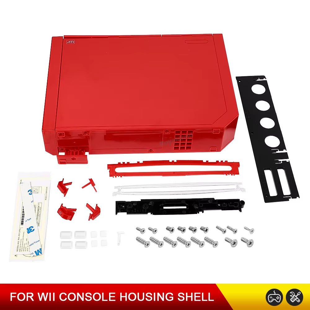 9 Colors with Retail Packing Cover Full Set Housing Shell Replacement Parts for Wii Game Console Repair Case with Buttons