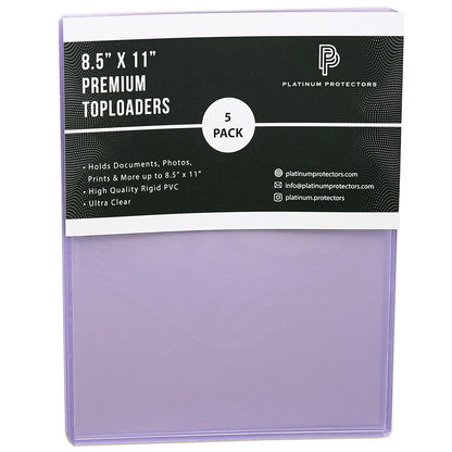 Platinum Protectors Premium 8.5" x 11" Photo Toploaders