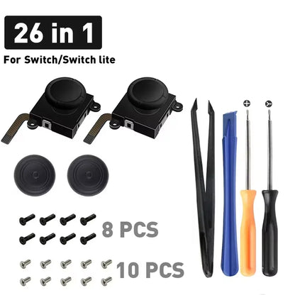 JoyCon Repair Kit - 3D Analog Stick for Switch LITE/OLED