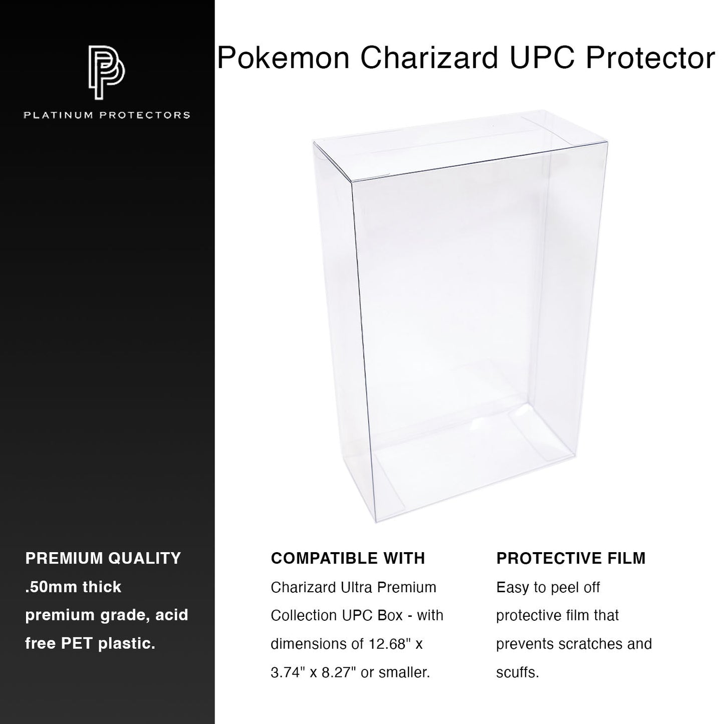 Platinum Protectors for Pokemon UPC Ultra Premium Collection Boxes - UV & Scratch-Resistant