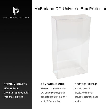 Platinum Protectors for McFarlane DC Multiverse 7" Action Figure Box