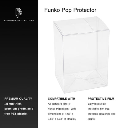 Platinum Protectors for Funko Pop! 4" - .35mm - UV & Scratch-Resistant