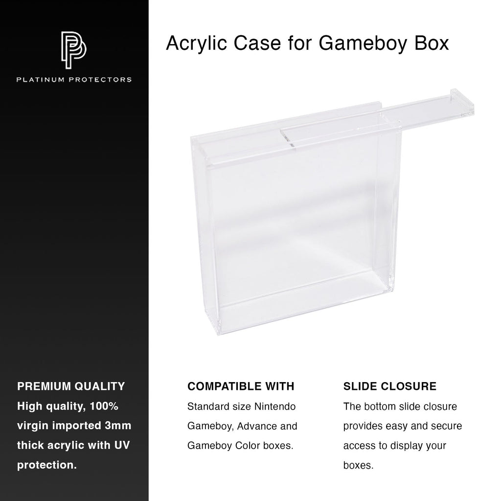 Gameboy / Gameboy Color / Gameboy Advance Acrylic Box Protector