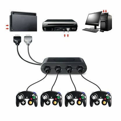 Gamecube Controller Adapter for Switch, Wii U, or PC