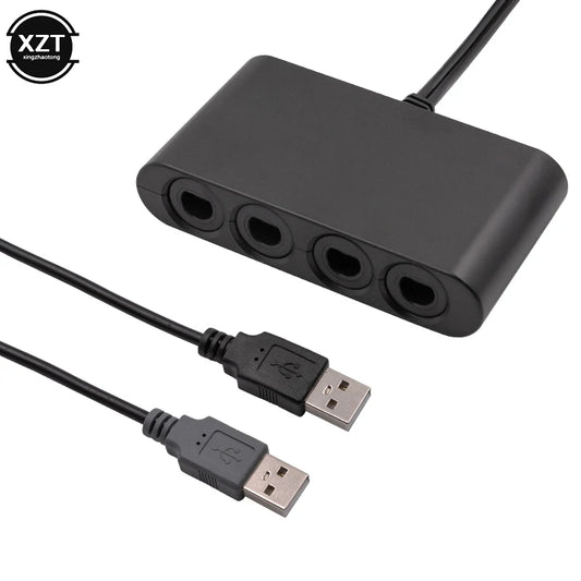 4-Port GameCube Controller USB Adapter - For Switch/Wii U/PC