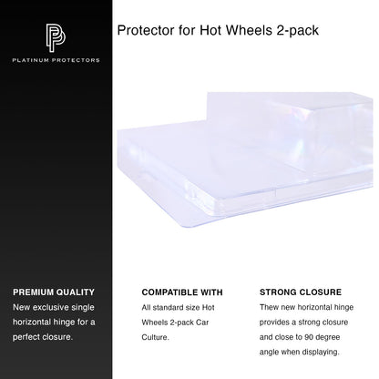 Platinum Protectors for Hot Wheels Car Culture 2 Pack Die Cast Cars