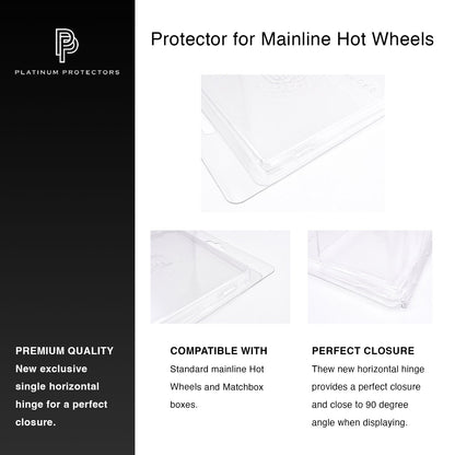 Platinum Protectors for Hot Wheels Mainline & Matchbox (with retail packaging)