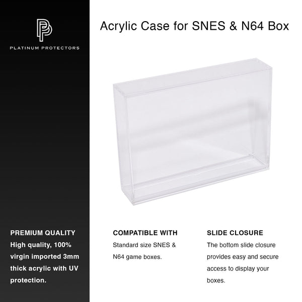 N64 / SNES Acrylic Box Protector