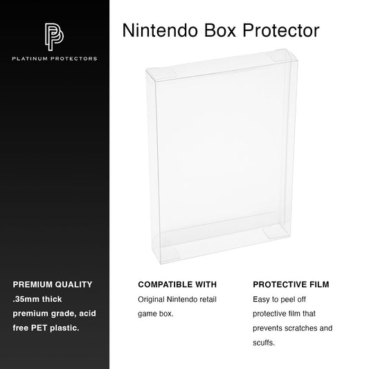 Platinum Protectors for Nintendo NES Game Boxes