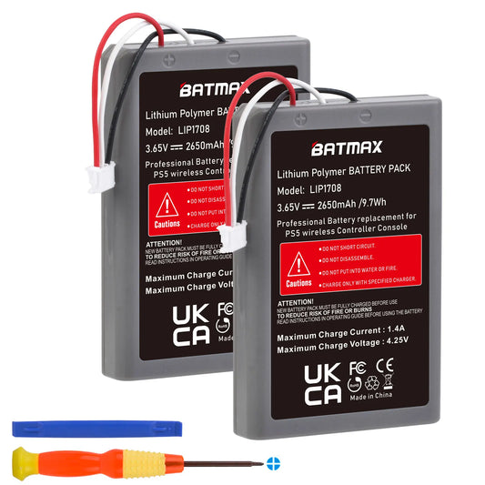 PS5 DualSense Controller Replacement Battery - Rechargeable Li-ion