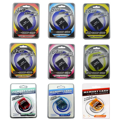 GameCube Memory Card - GC Storage Card up to 1024MB for NGC/Wii