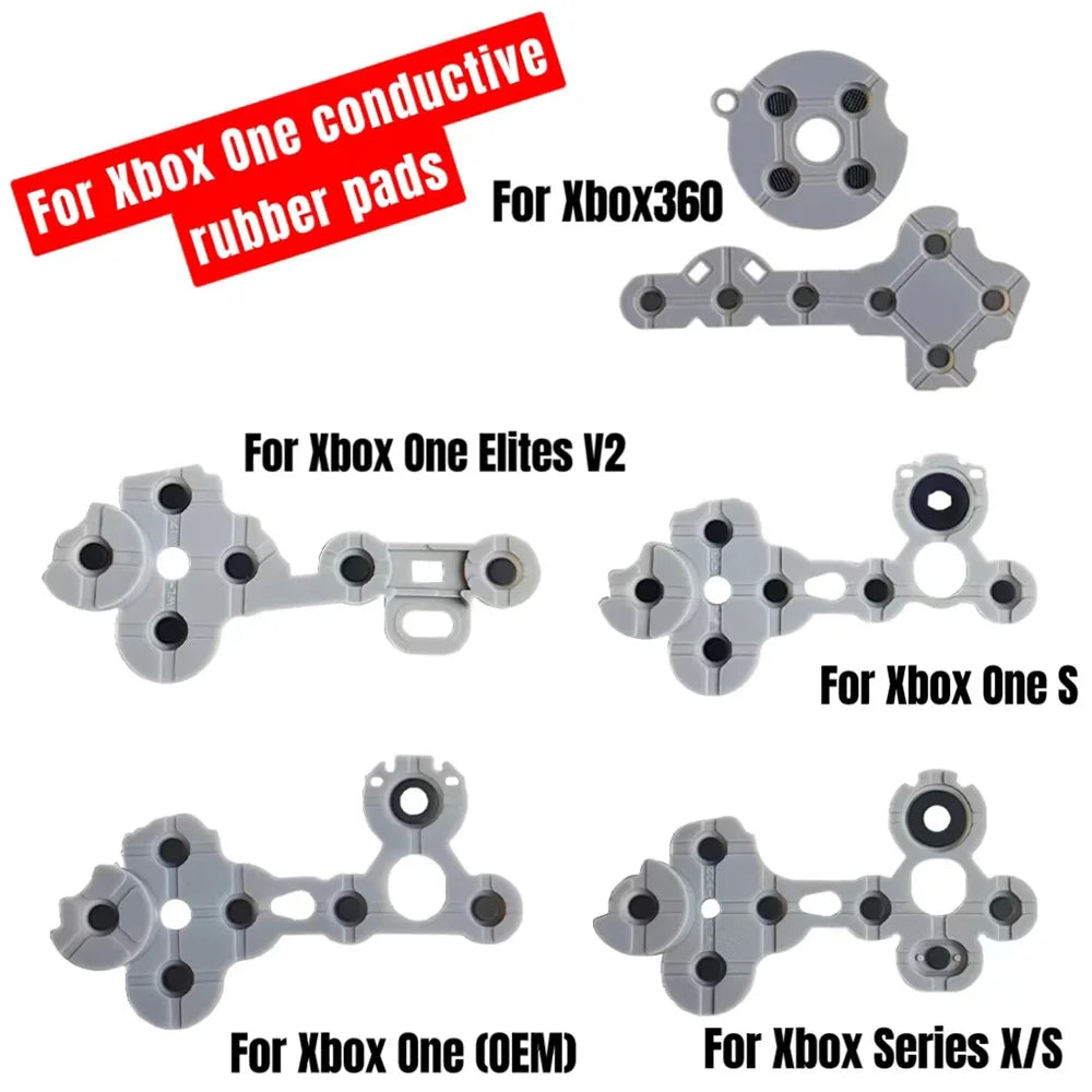 Xbox Series X/S Controller Conductive Rubber Buttons - D-pad Contact Pads