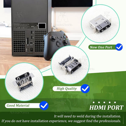 Xbox Series X HDMI Port Replacement - Premium Interface Connector
