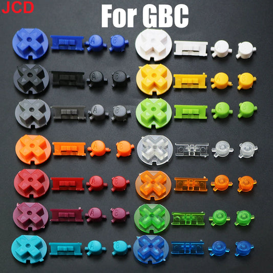 Game Boy Color Button Replacement Kit - DIY Color Shell Buttons for GBC