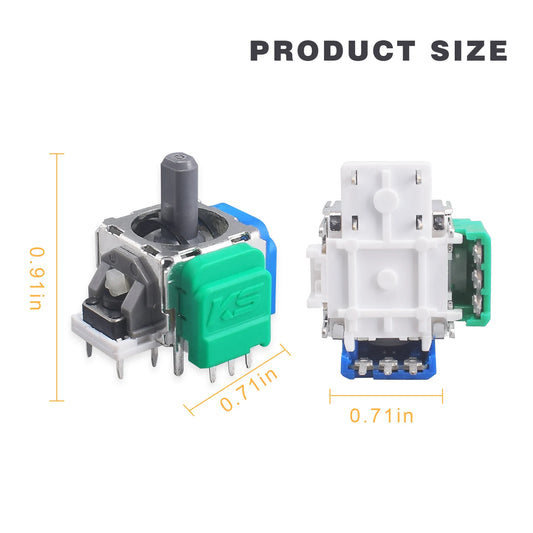 10pc TMR Electromagnetic Joystick Set - PS5/PS4/Xbox One & Elite