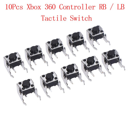 10pc Xbox RB/LB Bumper Button Switches - Tactile for Xbox One/360
