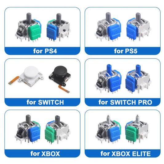 Anti-Drift TMR Electromagnetic Joystick - High Precision for PS5/PS4/Xbox/Switch Pro