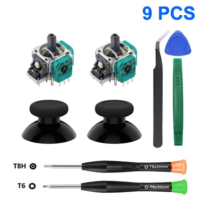 9-in-1 Xbox Controller Joystick Repair Kit - Series X/S & Xbox One