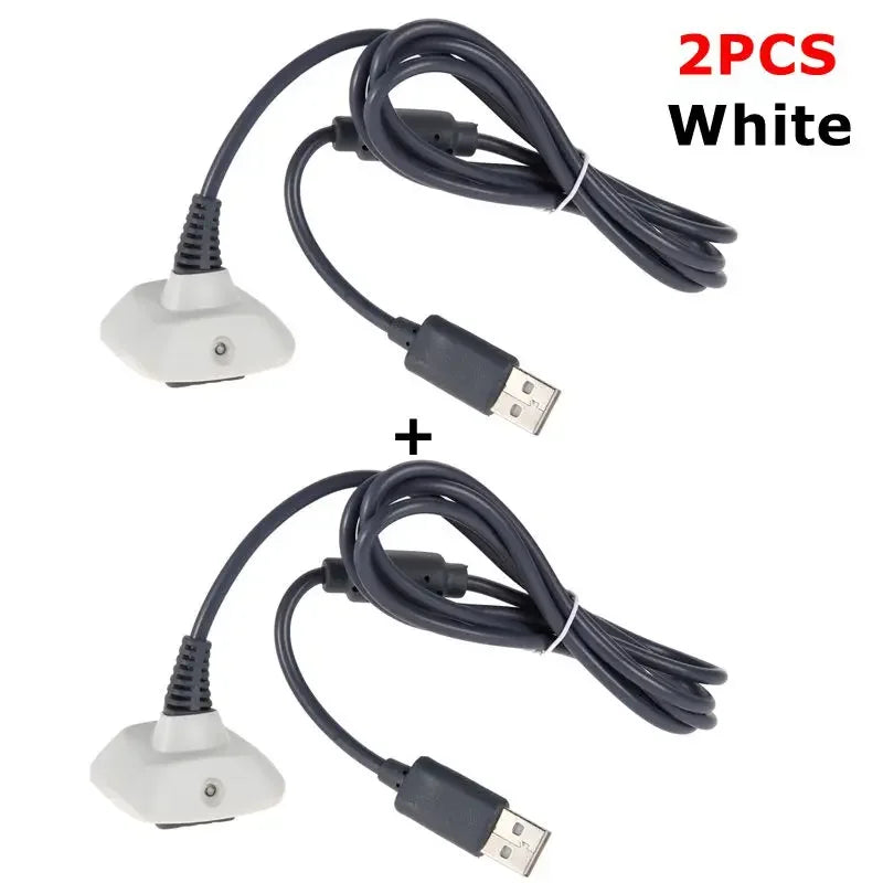 Xbox 360 USB Wireless Charging Cable - Game Controller Power Supply