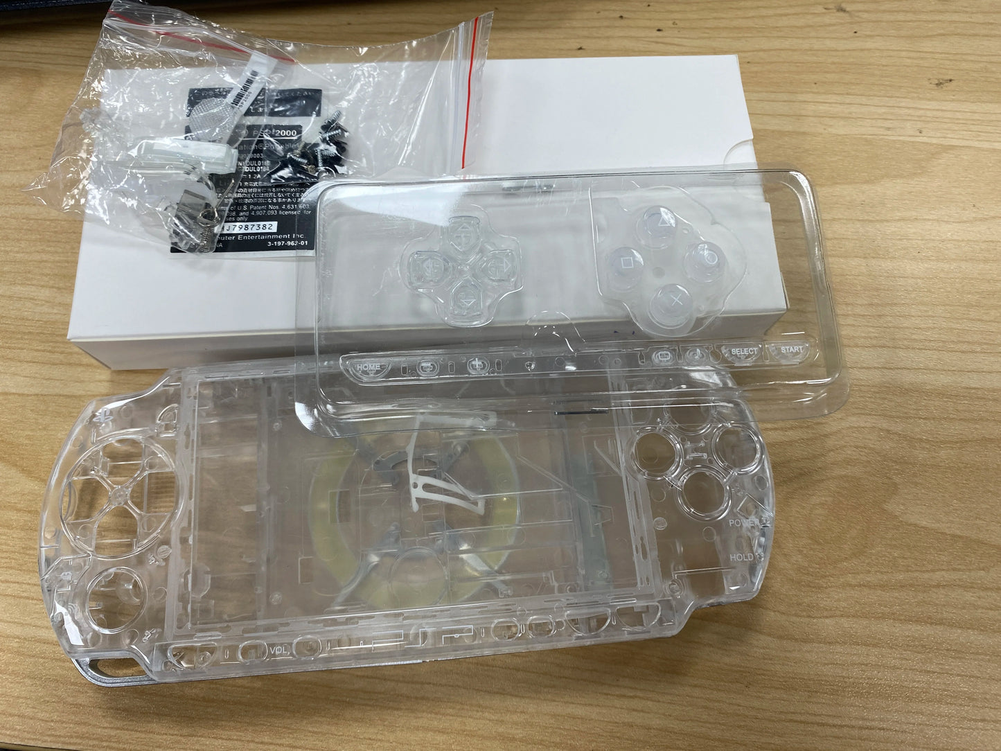 Crystal Colors for PSP2000 PSP 2000 2006 Game Console Shell Replacement Full Housing Cover Case with Button Kit