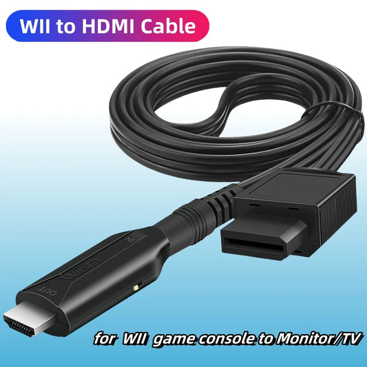 Wii to HDMI Converter - 1080P Video Cable Adapter for HDTV