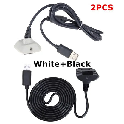 Xbox 360 USB Wireless Charging Cable - Game Controller Power Supply
