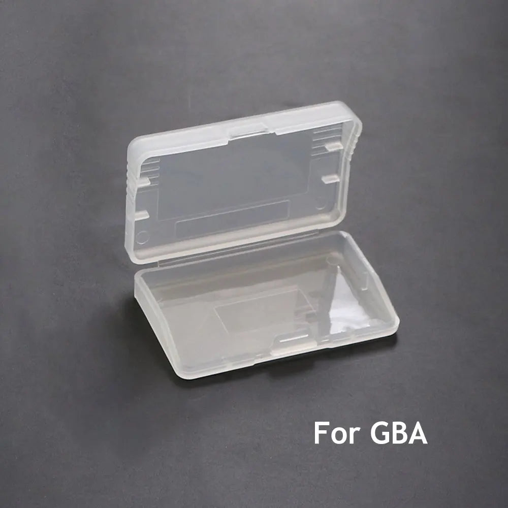 10pc Game Boy Advance Cartridge Cases - Clear Protective Box for GBA