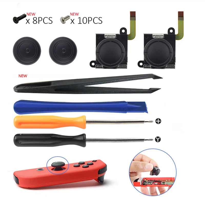 JoyCon Repair Kit - 3D Analog Stick for Switch LITE/OLED