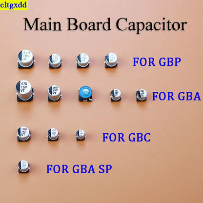 Game Boy Color Mainboard Capacitor Set - GBC Replacement Parts
