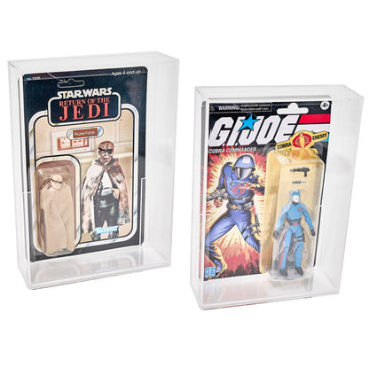 Premium Acrylic Case for Vintage & New Star Wars or GI Joe Carded Figures