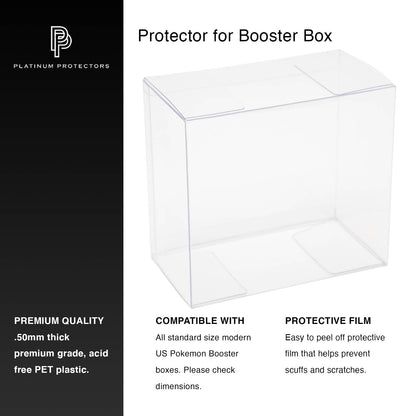 Platinum Protectors for Pokemon Booster Boxes - UV & Scratch-Resistant