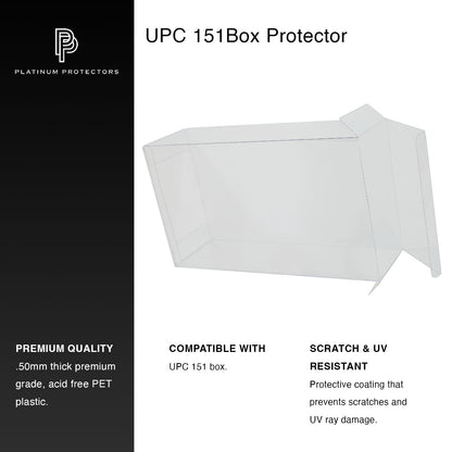 Platinum Protectors for Pokemon 151 UPC Ultra Premium Collection Boxes - UV & Scratch-Resistant