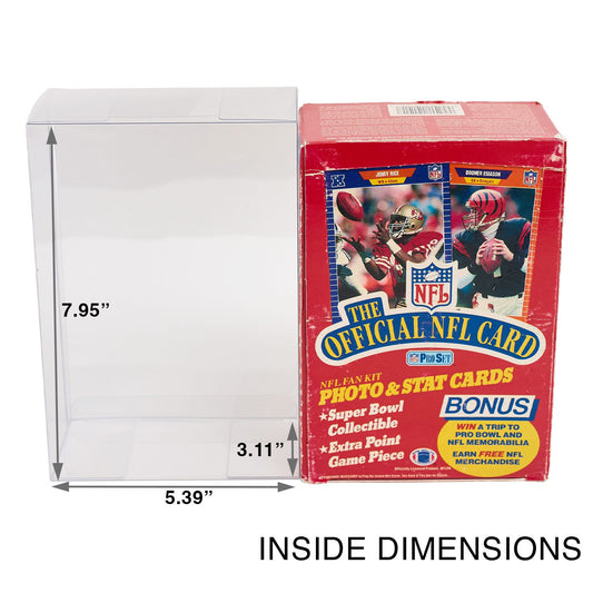 Platinum Protectors for Standard Size Vintage Wax Boxes From 80s-90s