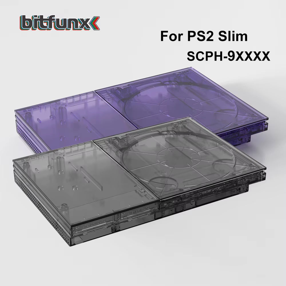 Transparent Replacement Shell Full Housing Case for Playstation2 Slim for PS2 Slim Game Console