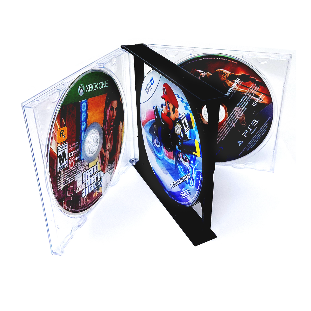 4 Disc PS1 Replacement Game Case
