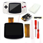 Drop in GBA IPS V5 LCD Screen Shell Kits W/1800Mah Rechargeable Built-In Lithium Battery for Gameboy Advance